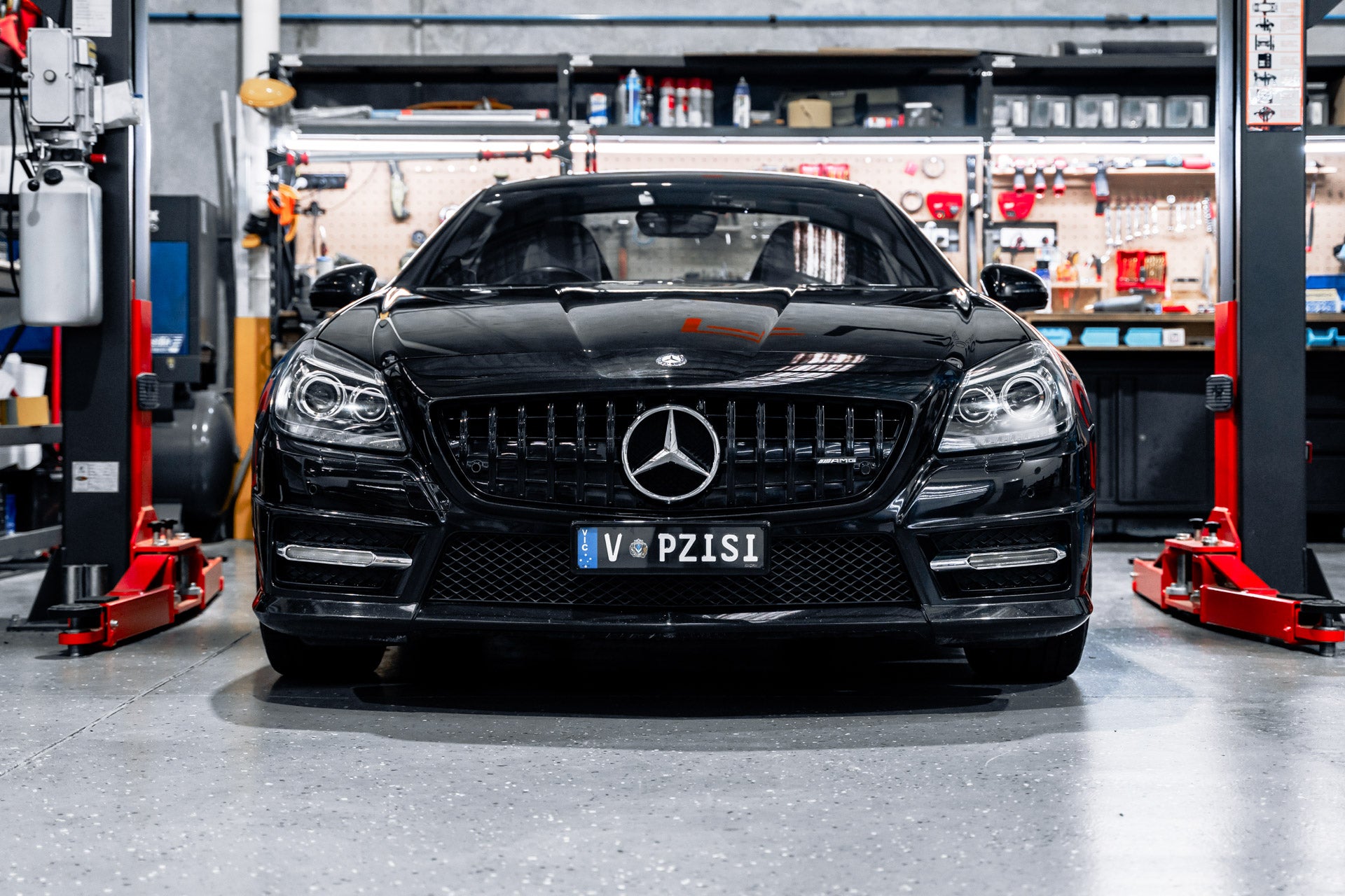 Mercedes R172 SLK-Class 2011-2015 - OEM Plinth Delete Kit (FRONT)