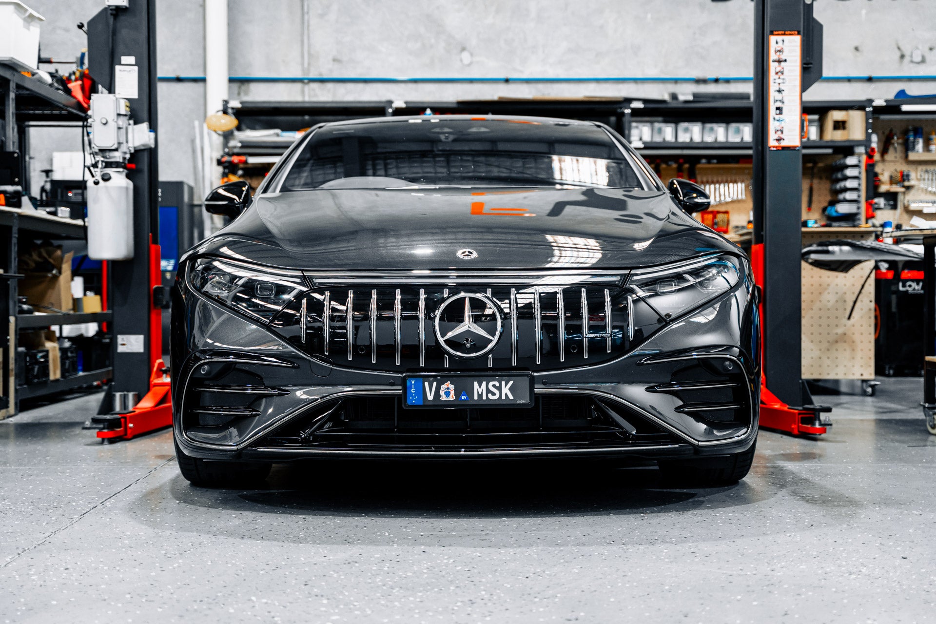 Mercedes EQS 53 AMG V297 2022 - OEM Plinth Delete Kit (FRONT)