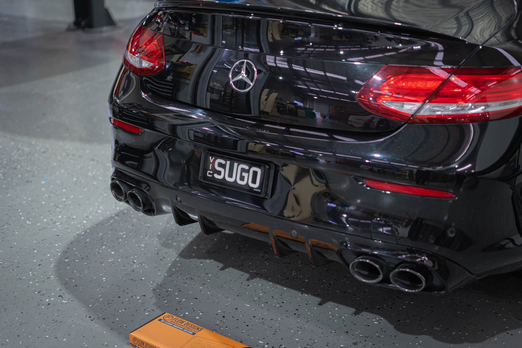 Mercedes Rear Blanking Plate - 3-5 Character Slimline