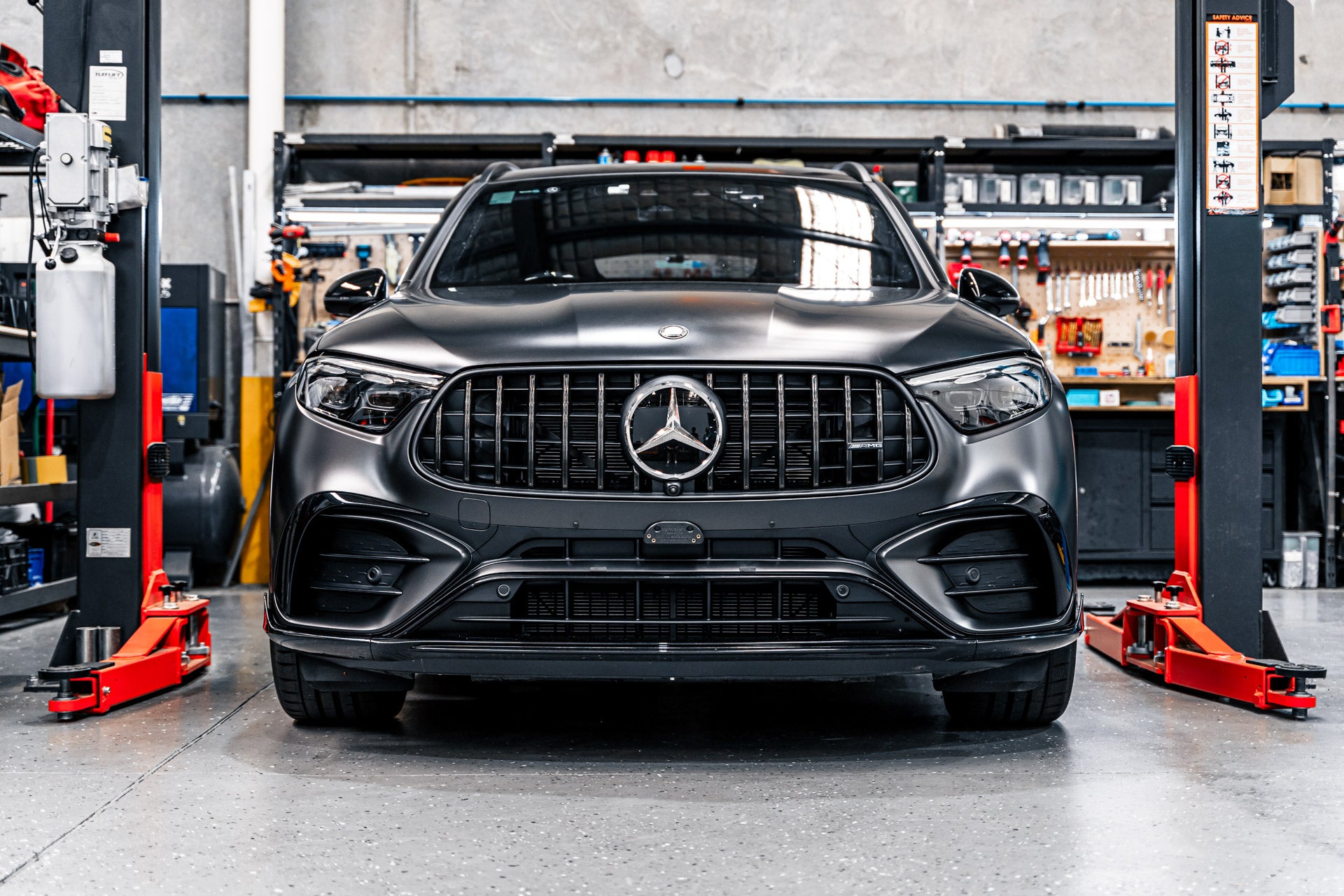 Mercedes GLC 43/63 AMG 2023+ C254/ X254 - OEM Plinth Delete Kit (FRONT)