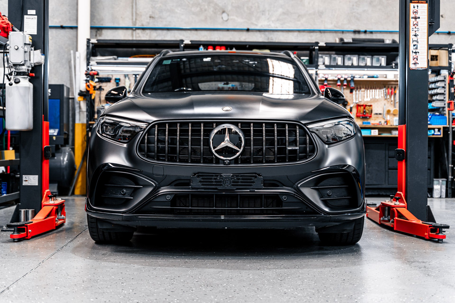 Mercedes GLC 43/63 AMG 2023+ C254/ X254 - OEM Plinth Delete Kit (FRONT)
