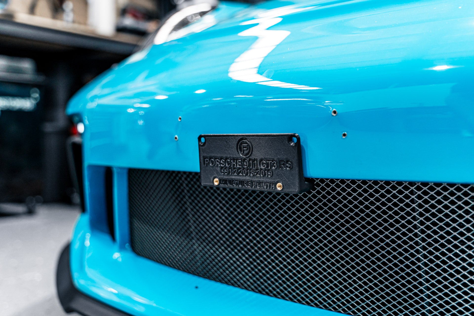 Porsche 991.2 911 GT3 RS 2018-19 - Miniature Plinth (FRONT)