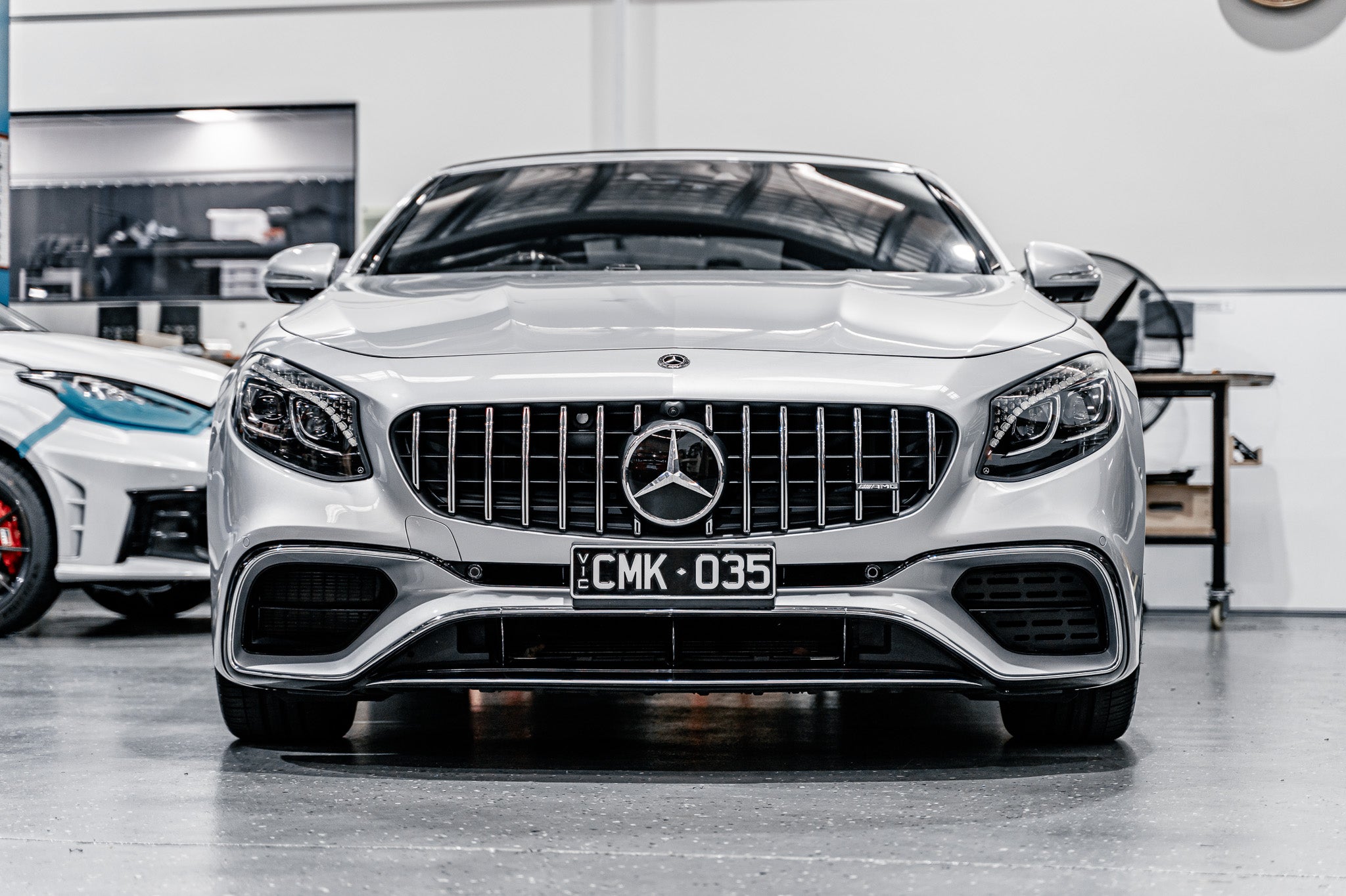 Mercedes S63 Cabriolet AMG FL A217 S-Class - OEM Plinth Delete Kit (FRONT)