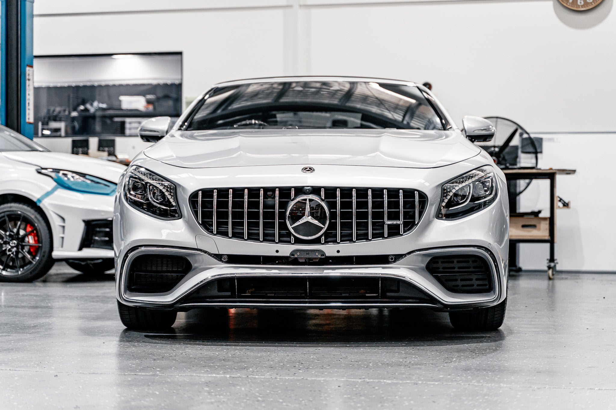Mercedes S63 Cabriolet AMG FL A217 S-Class - OEM Plinth Delete Kit (FRONT)