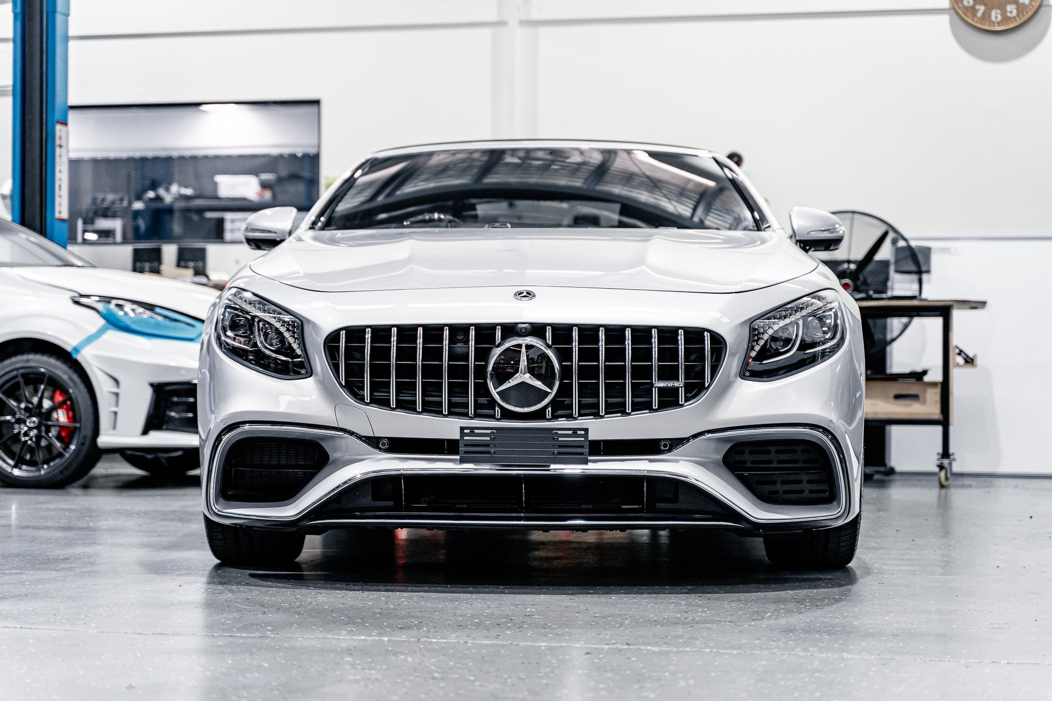 Mercedes S63 Cabriolet AMG FL A217 S-Class - OEM Plinth Delete Kit (FRONT)