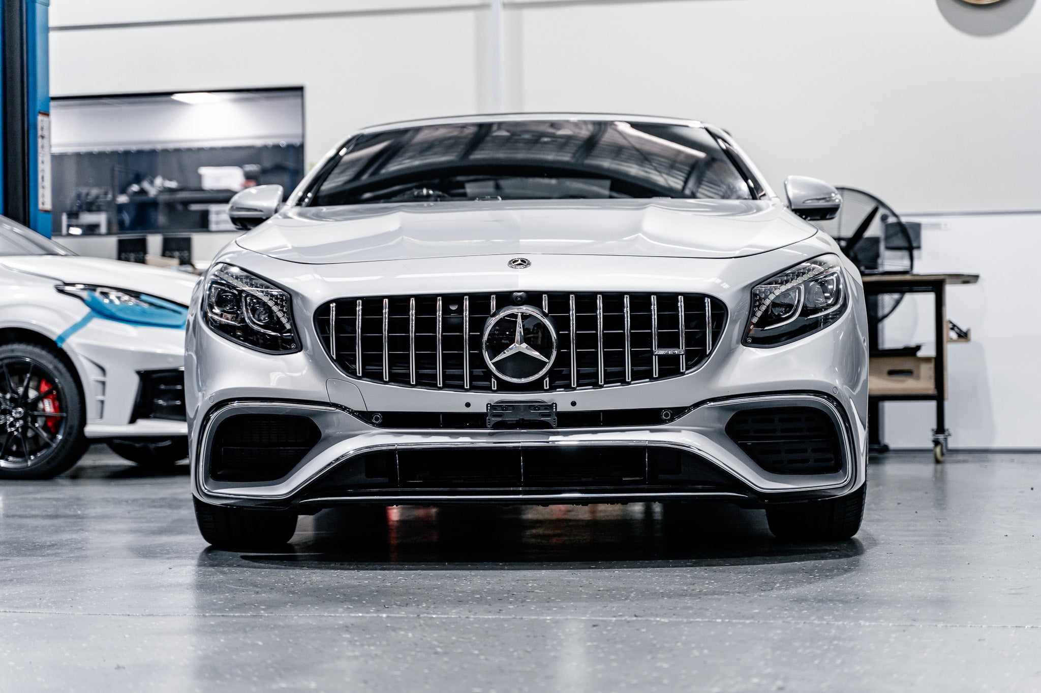 Mercedes S63 Cabriolet AMG FL A217 S-Class - OEM Plinth Delete Kit (FRONT)