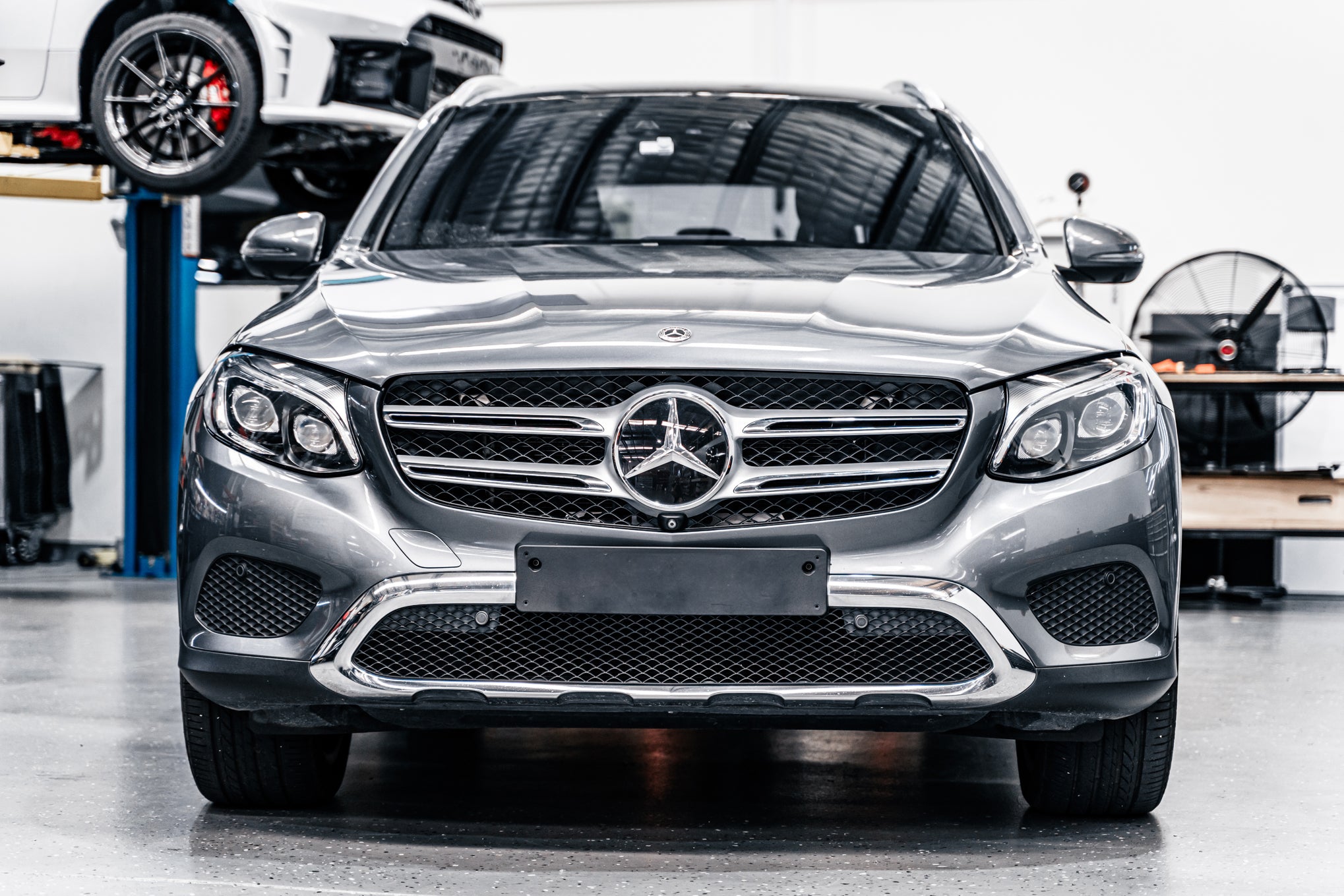 Mercedes GLC Luxury-Line C/X253 PFL 2015-18 - OEM Plinth Delete Kit (FRONT)
