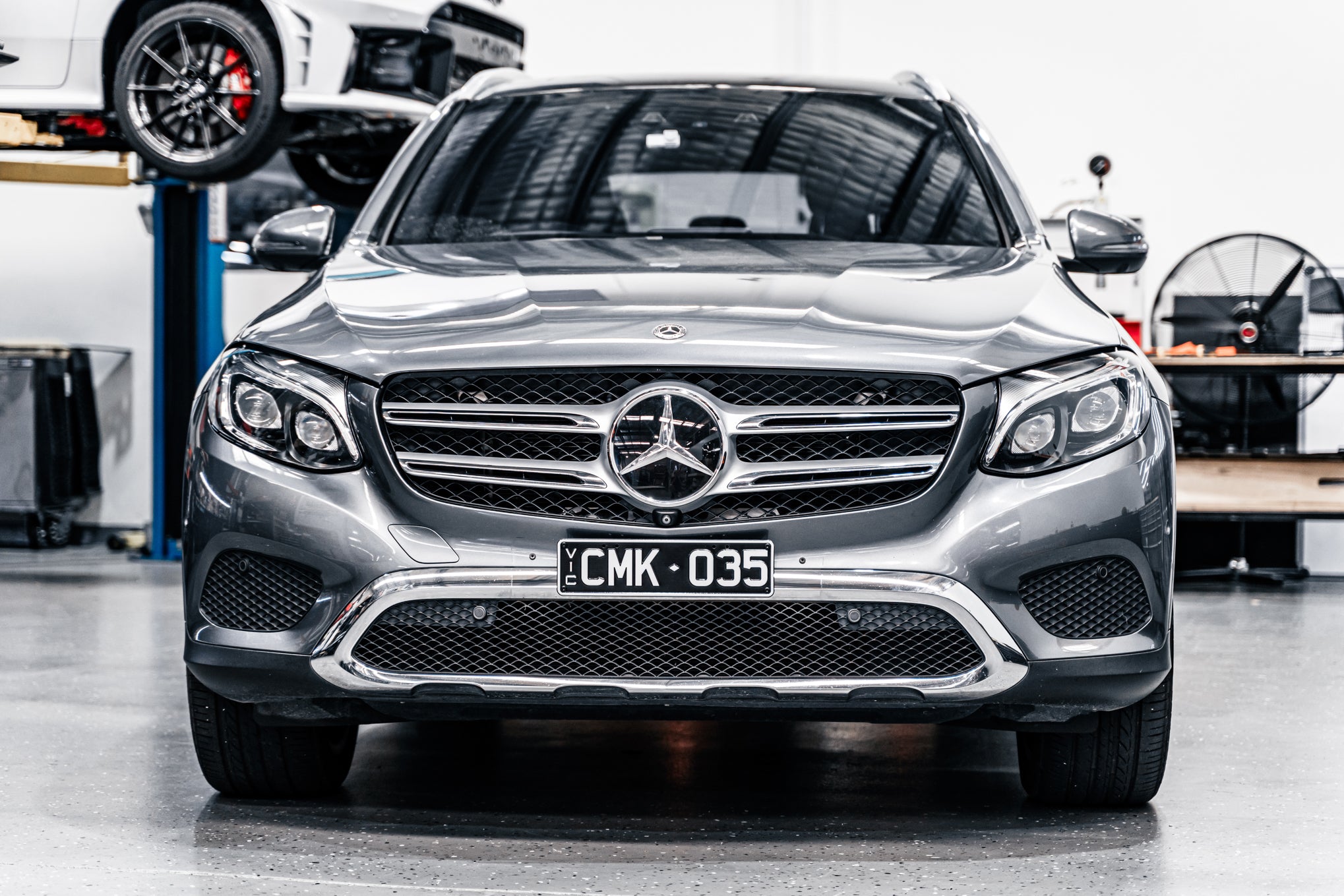Mercedes GLC Luxury-Line C/X253 PFL 2015-18 - OEM Plinth Delete Kit (FRONT)