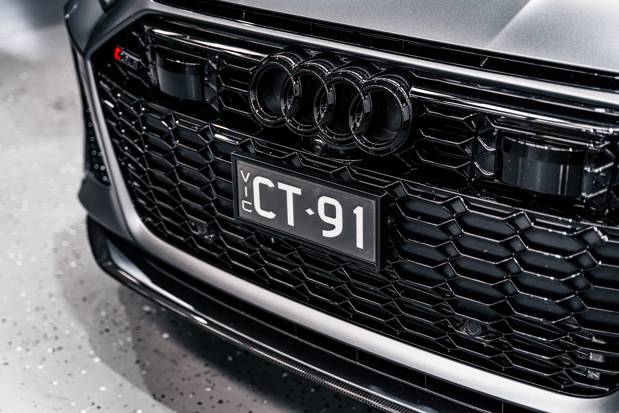 Audi C8 RS6 2020-Current - OEM Plinth Delete Kit (FRONT)