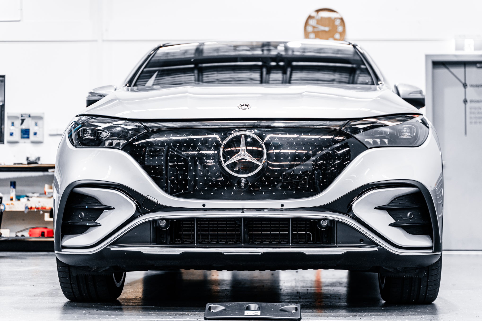 Mercedes X294 EQE SUV 300/ 350/ 53 AMG 2023-Current - OEM Plinth Delete Kit (Front)