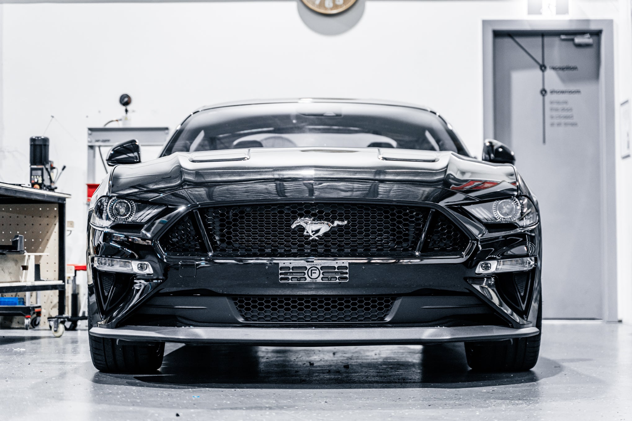 Ford S550 FN Mustang GT 2018-2023 - OEM Plinth Delete Kit (Front)