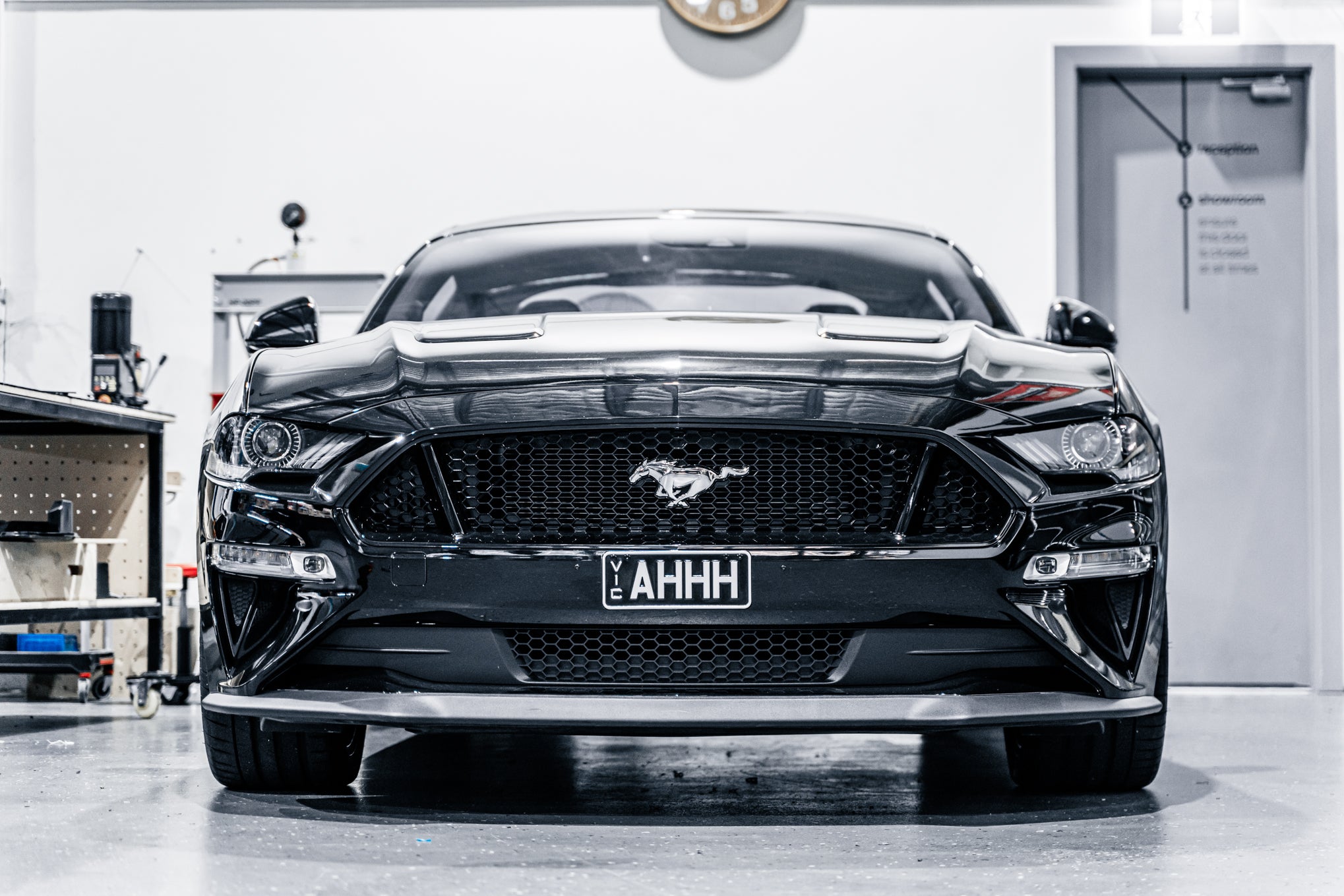 Ford S550 FN Mustang GT 2018-2023 - OEM Plinth Delete Kit (Front)