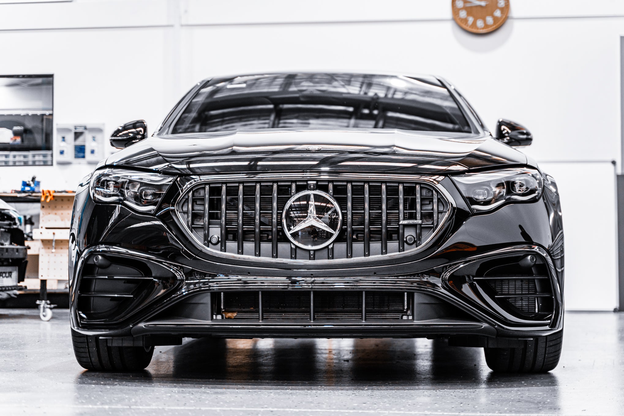 Mercedes E53 AMG W214 2024-Current - OEM Plinth Delete Kit (FRONT)