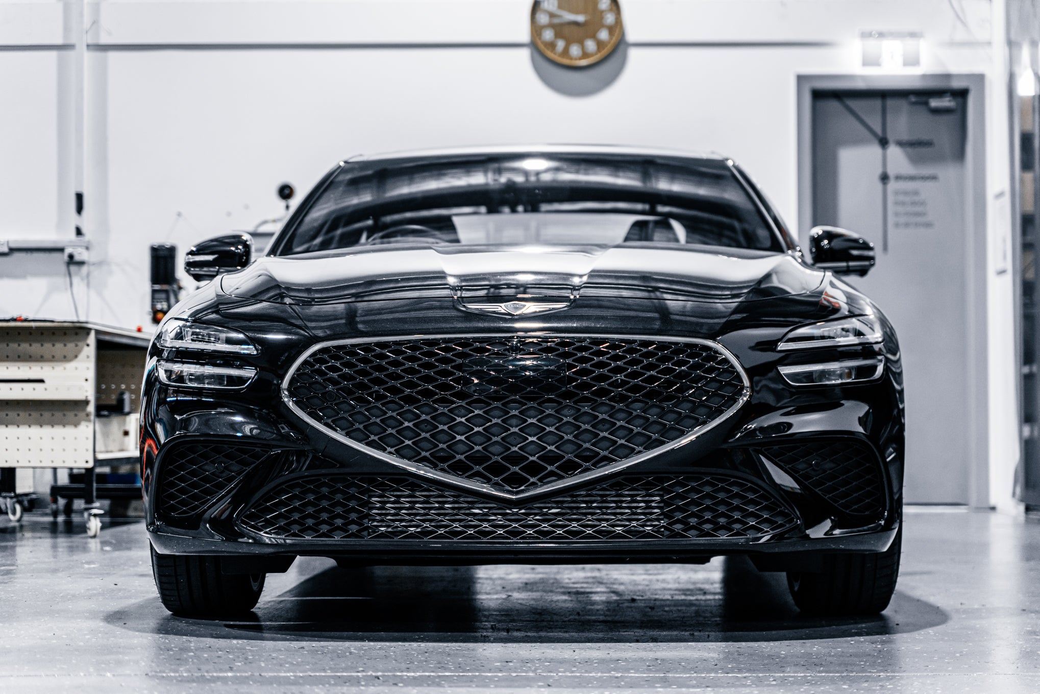 Genesis G70 IK.V2/3 2021-Current - OEM Plinth Delete Kit (FRONT)