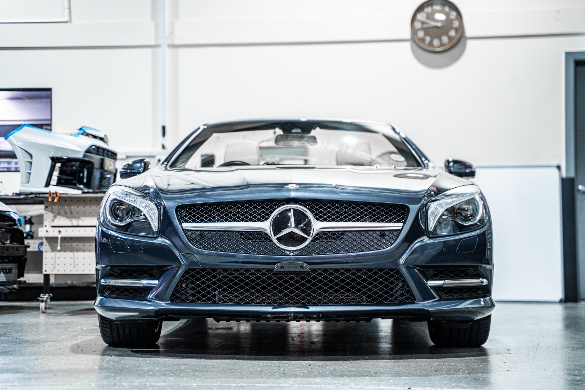 Mercedes SL Class AMG Line R231 2013-2015 - OEM Plinth Delete Kit (FRONT)