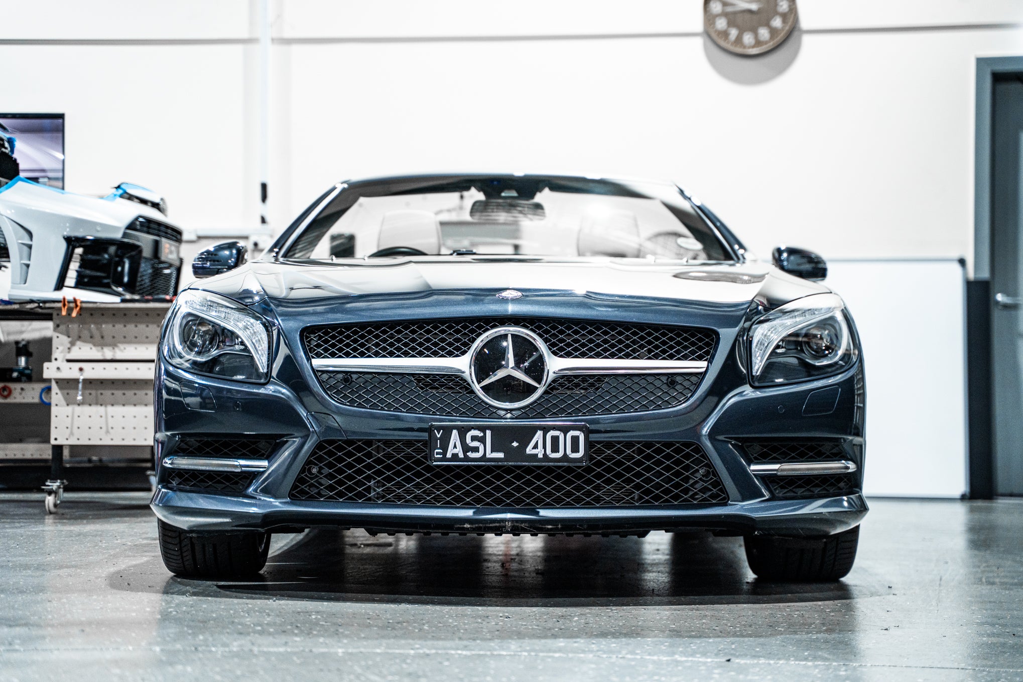 Mercedes SL Class AMG Line R231 2013-2015 - OEM Plinth Delete Kit (FRONT)