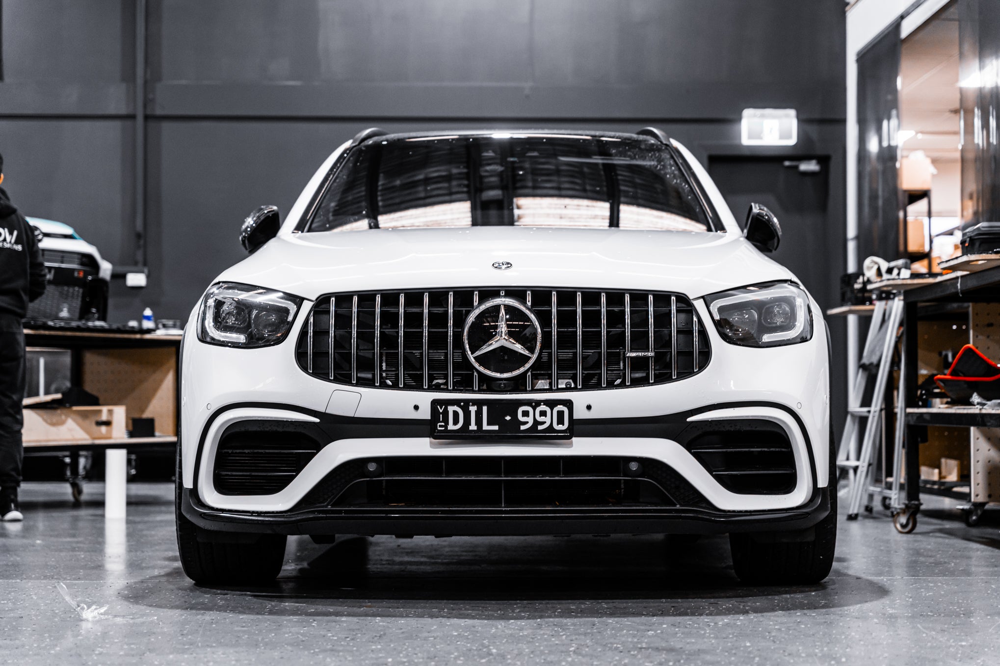 Mercedes GLC 63s AMG Facelift C/X253 2019-2023 - OEM Plinth Delete Kit (FRONT)