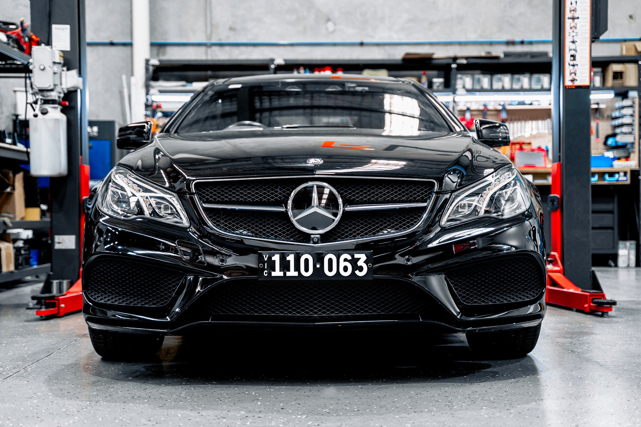 Mercedes C207 E-Class AMG Line FL - OEM Plinth Delete Kit (FRONT)