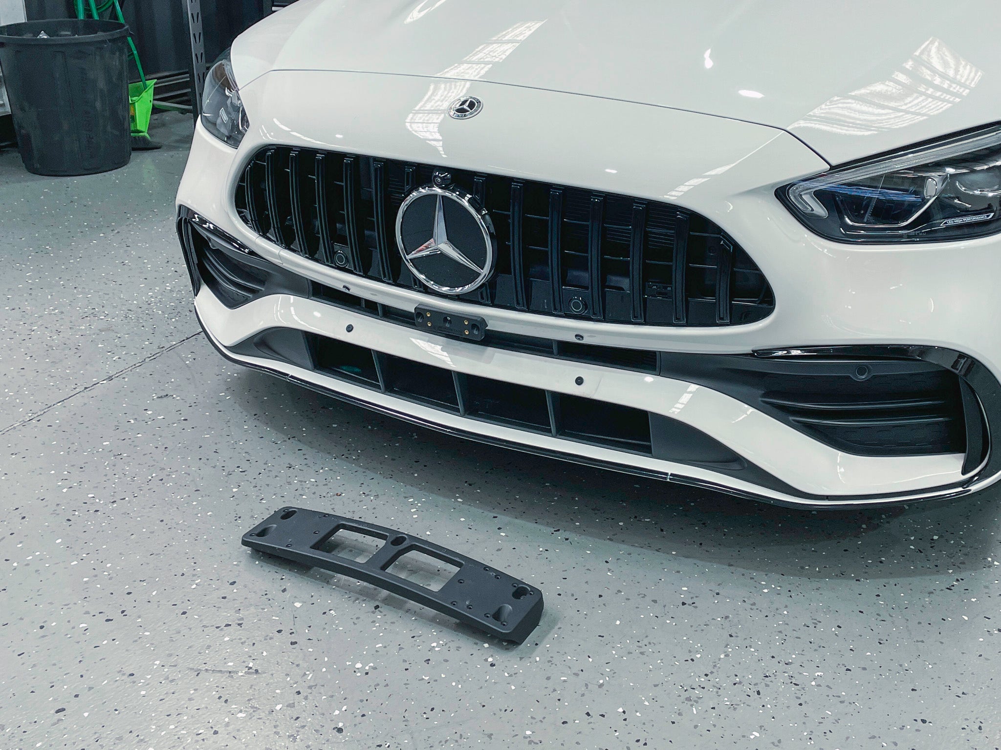 Mercedes W206 C43 2022-Current - OEM Plinth Delete Kit (FRONT)