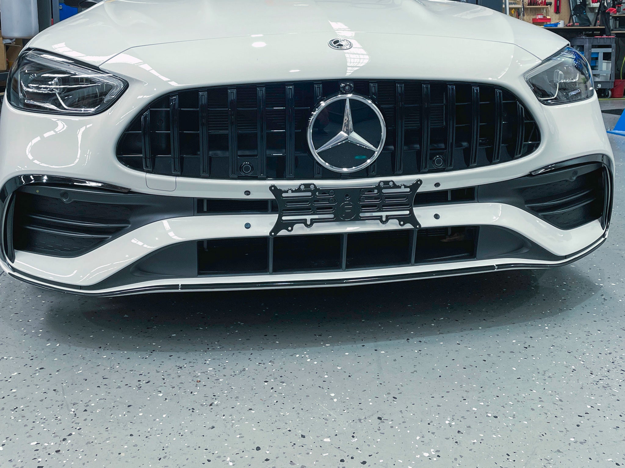 Mercedes W206 C43 2022-Current - OEM Plinth Delete Kit (FRONT)