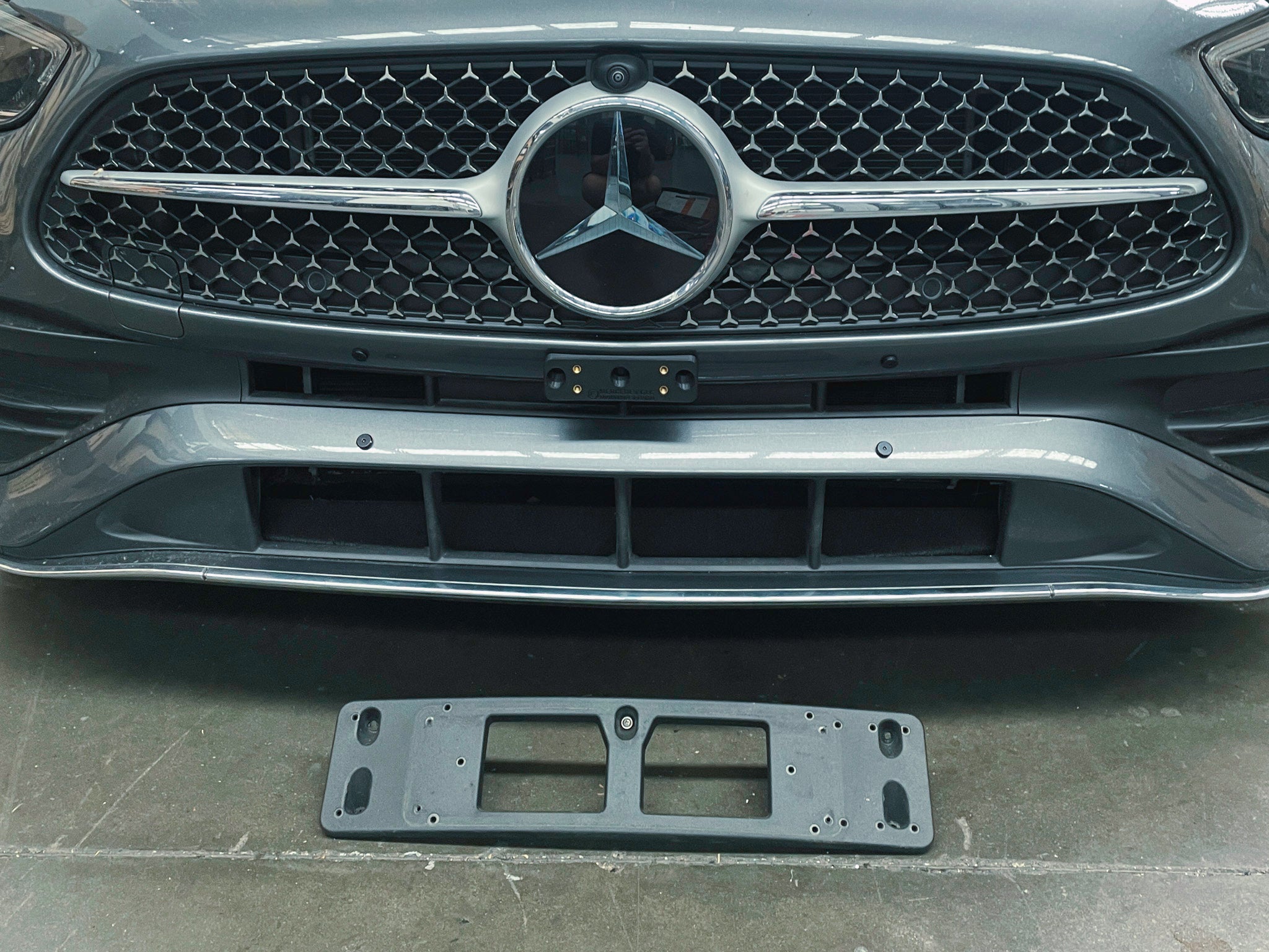 Mercedes W206 C43 2022-Current - OEM Plinth Delete Kit (FRONT)