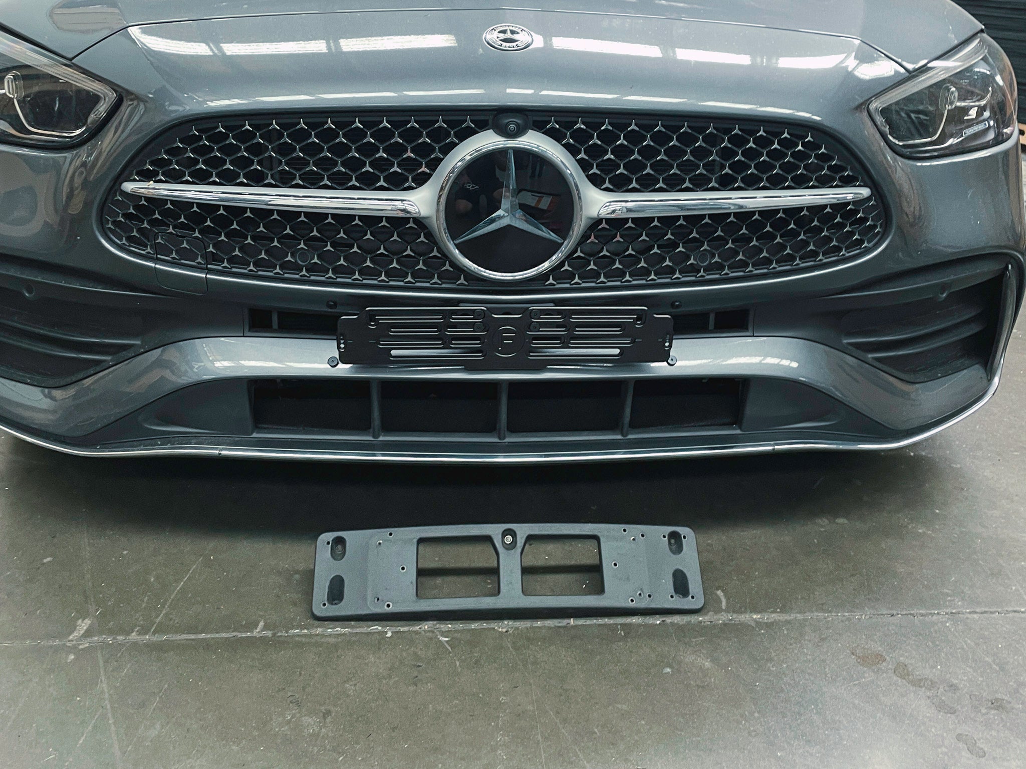 Mercedes W206 C43 2022-Current - OEM Plinth Delete Kit (FRONT)