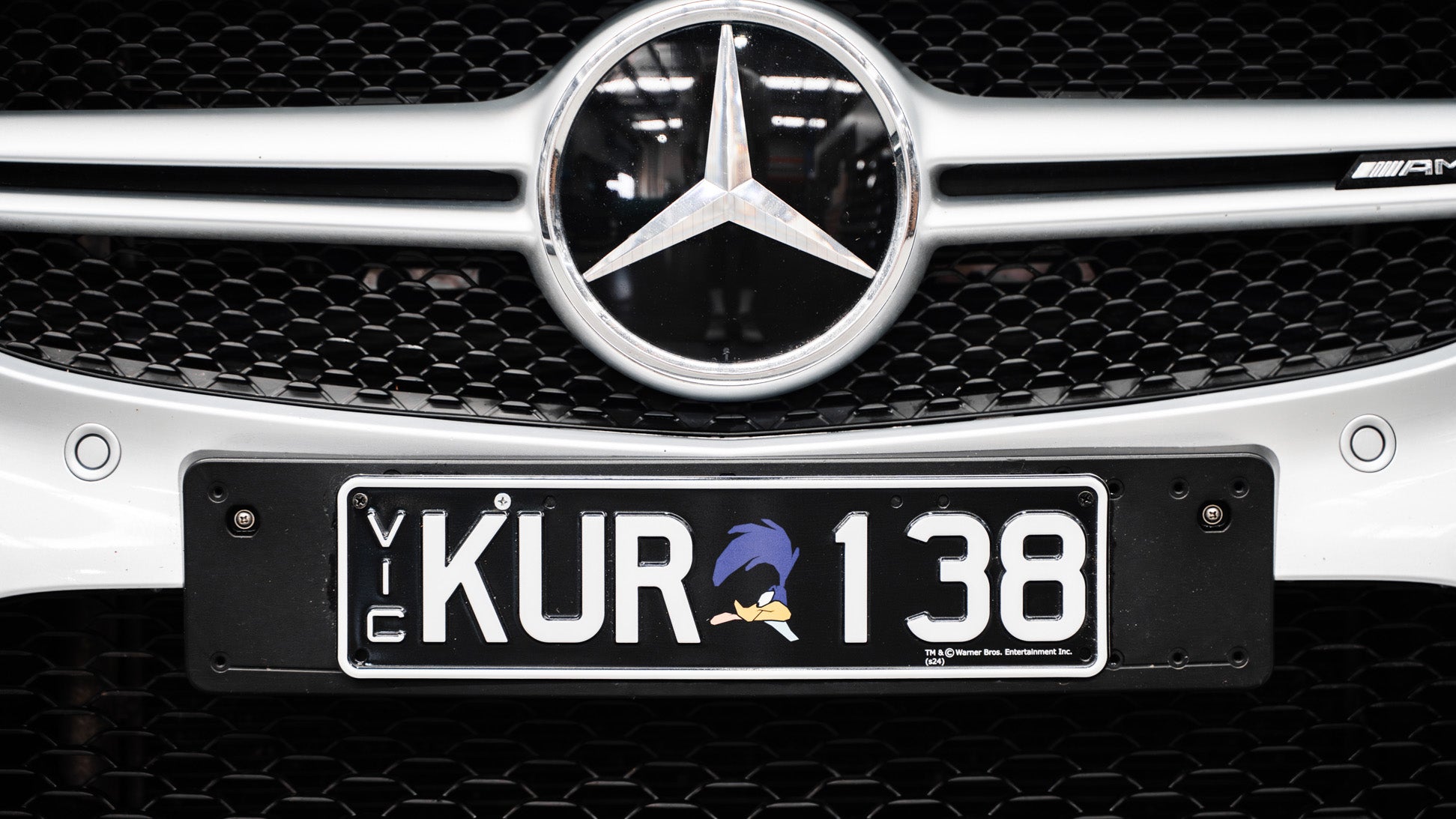 Mercedes C-Class AMG Line Facelift W205 2019-2021 - OEM Plinth Delete Kit (FRONT)