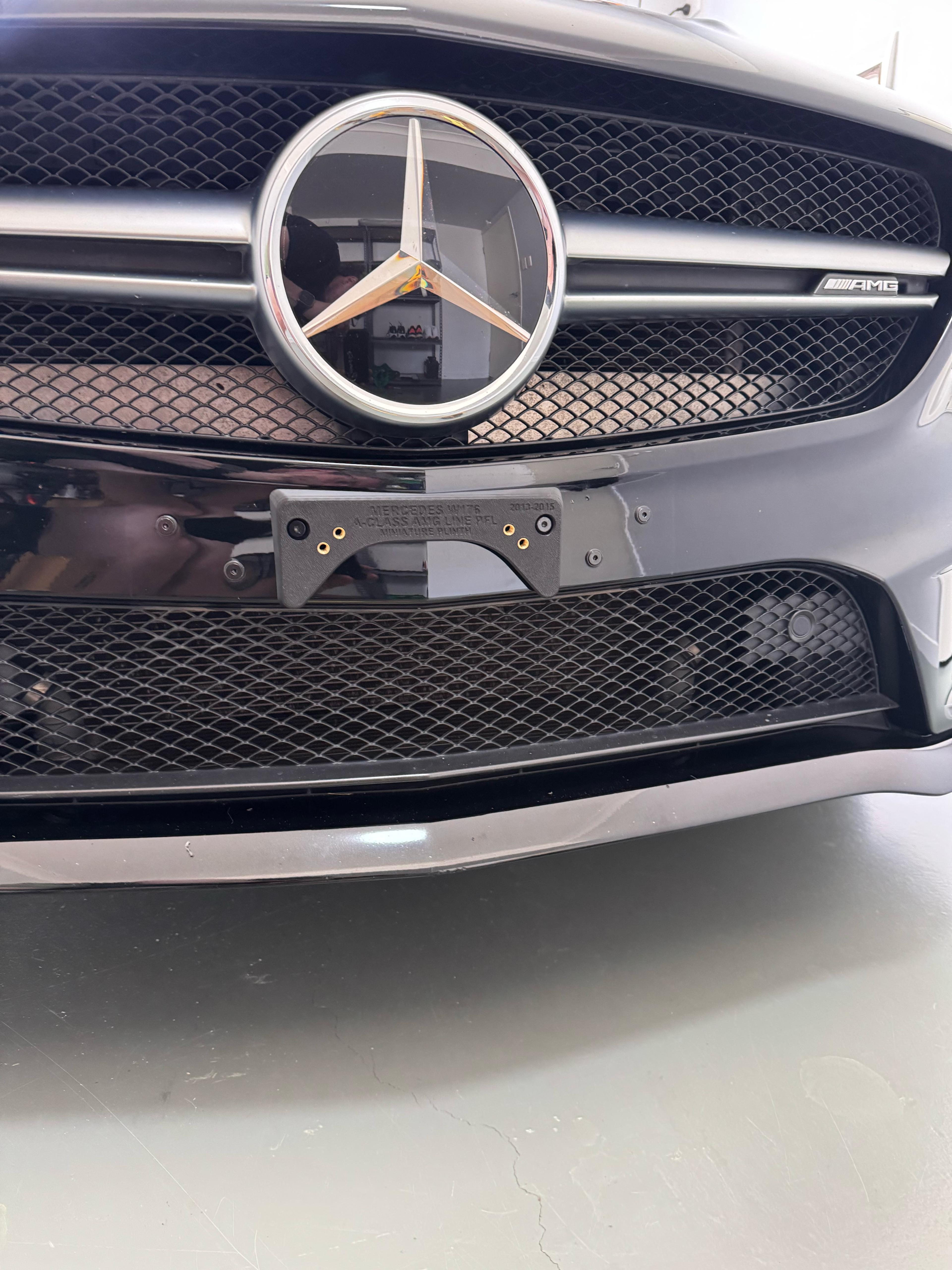 Mercedes C/X117 CLA45 AMG LINE PFL 2013-2015 - OEM Plinth Delete Kit (FRONT)