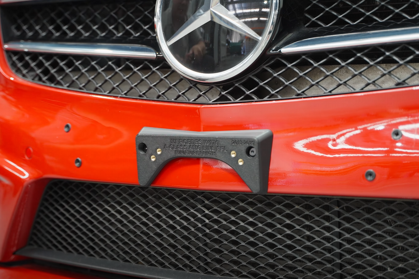 Mercedes W176 A-Class AMG LINE PFL 2013-2016 - OEM Plinth Delete Kit (FRONT)
