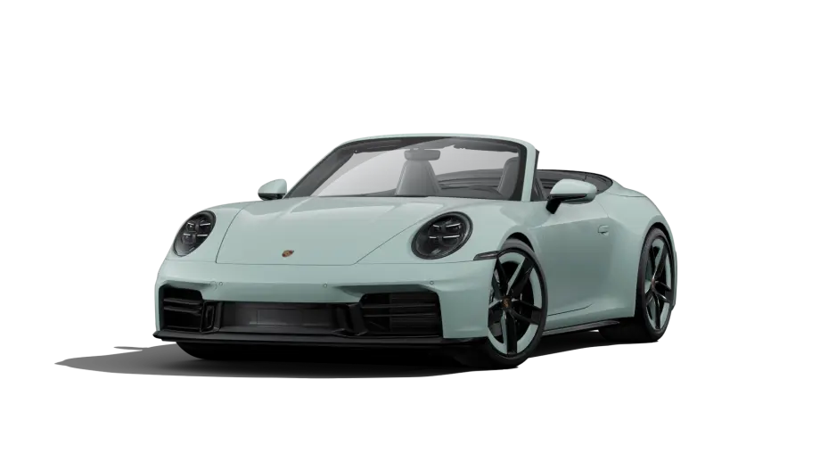 Porsche 992.2 911 Carrera Carbriolet (ALL MODELS) - Miniature Plinth (FRONT)