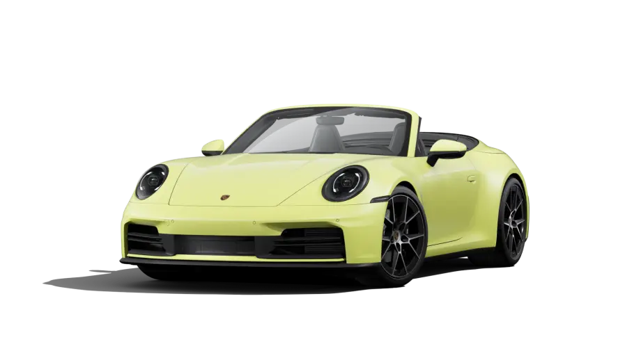 Porsche 992.2 911 Carrera Carbriolet (ALL MODELS) - Miniature Plinth (FRONT)