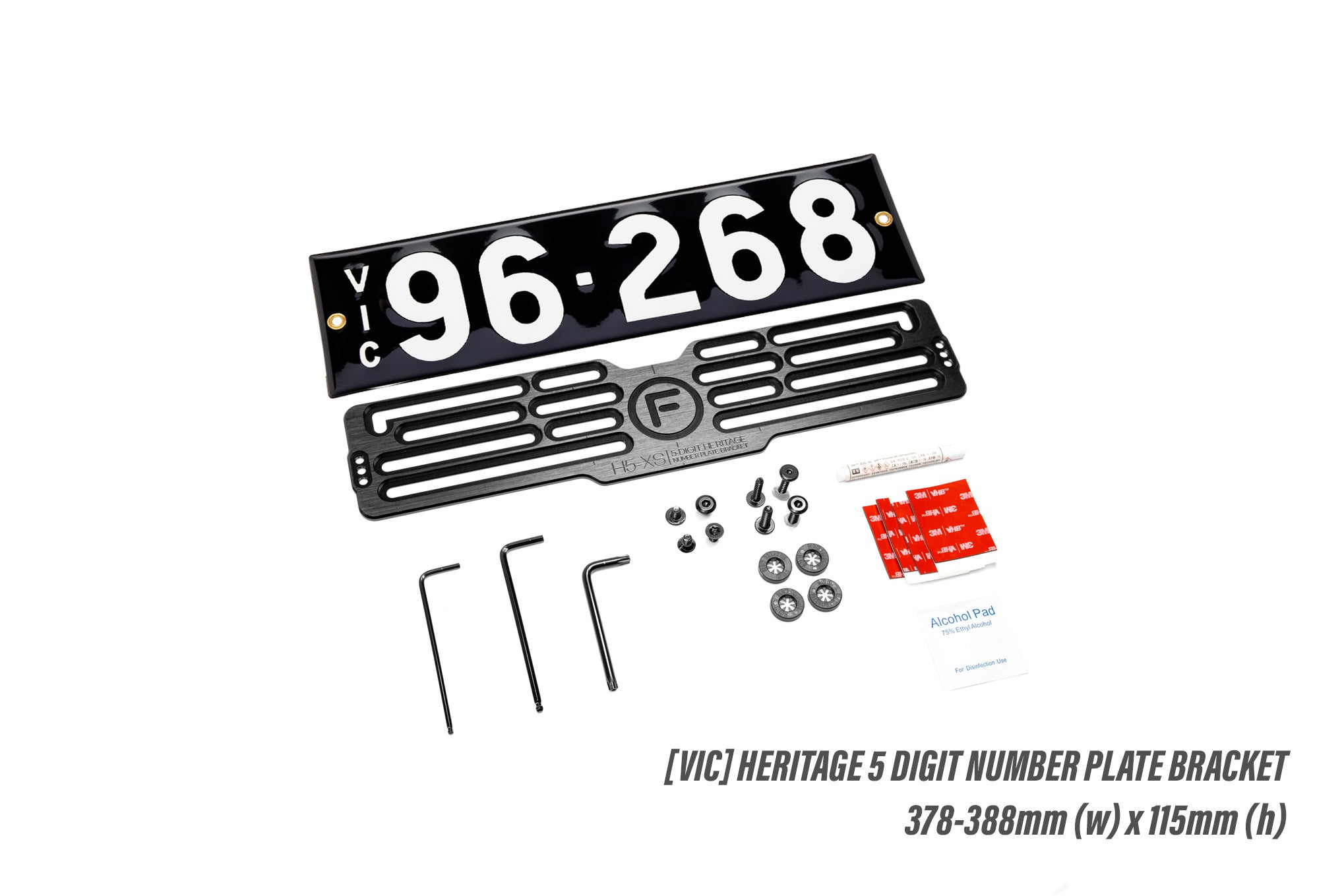 [VIC] Heritage 5 Digit - Number Plate Bracket