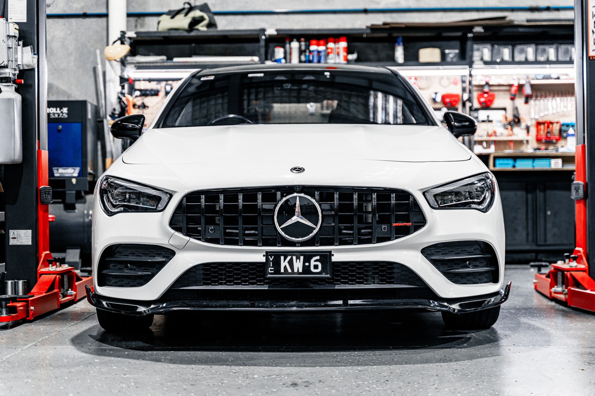 Mercedes C118 CLA-Class AMG Line PFL 2019-2022- OEM Plinth Delete Kit (FRONT)