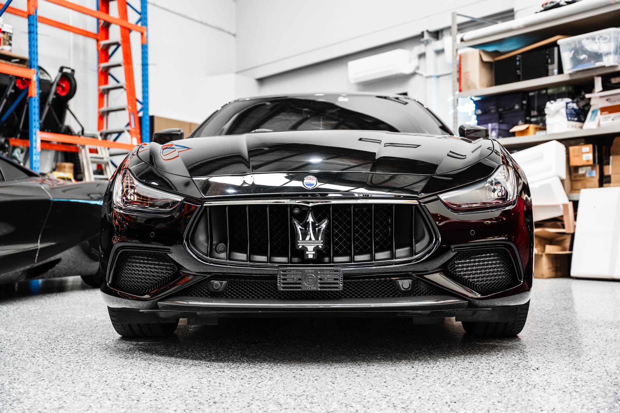 Maserati Ghibli M157 FL (NON-GT) 2018-2023 - OEM Plinth Delete Kit (FRONT)