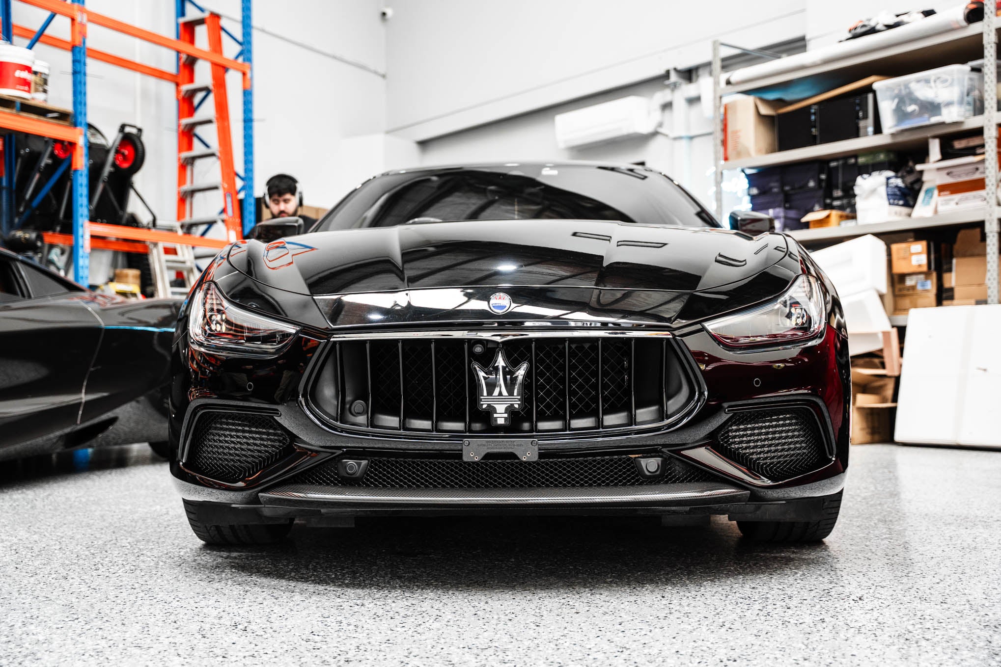 Maserati Ghibli M157 FL (NON-GT) 2018-2023 - OEM Plinth Delete Kit (FRONT)