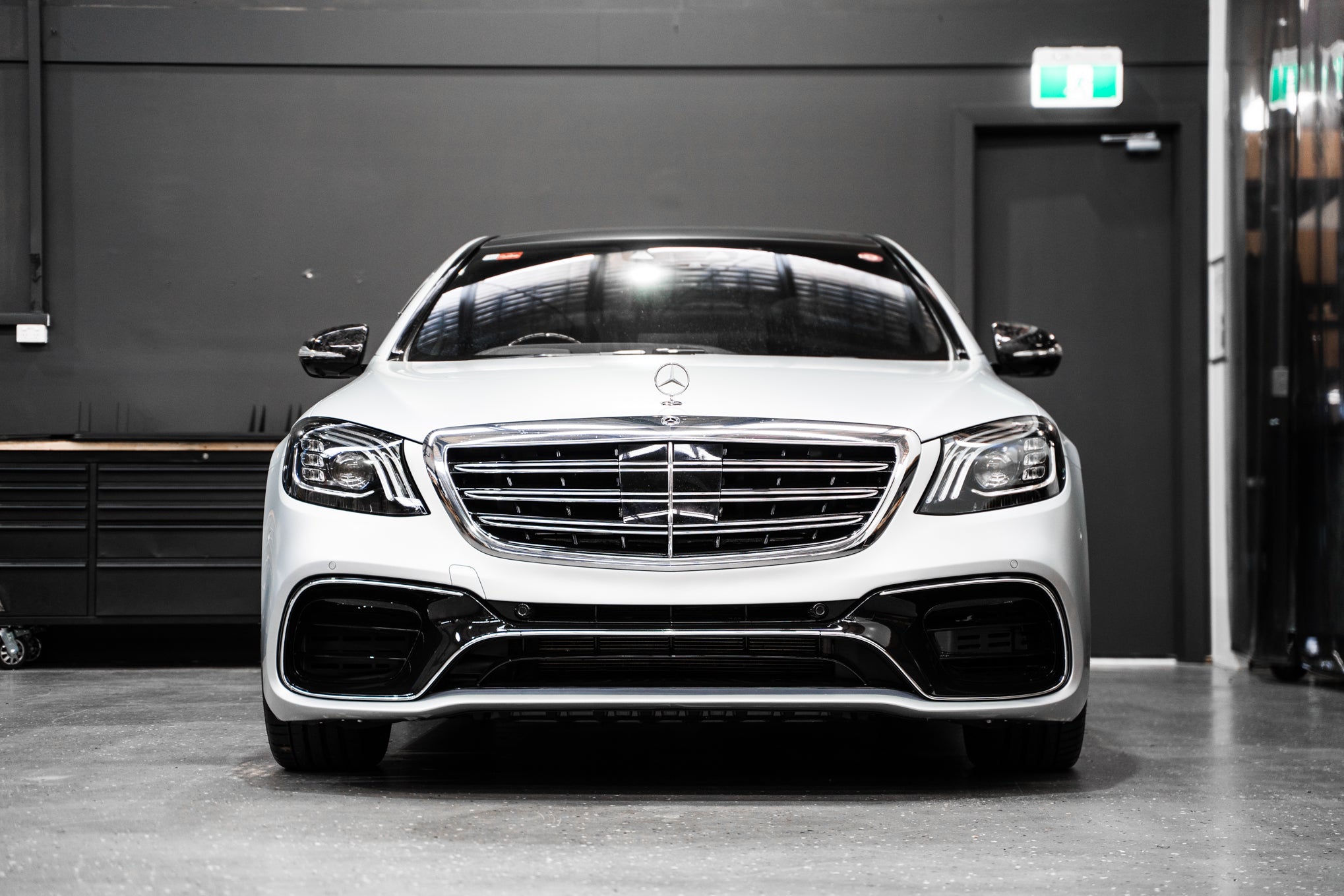 Mercedes S63 AMG / S-Class W222  - Custom Miniature Plinth (FRONT)