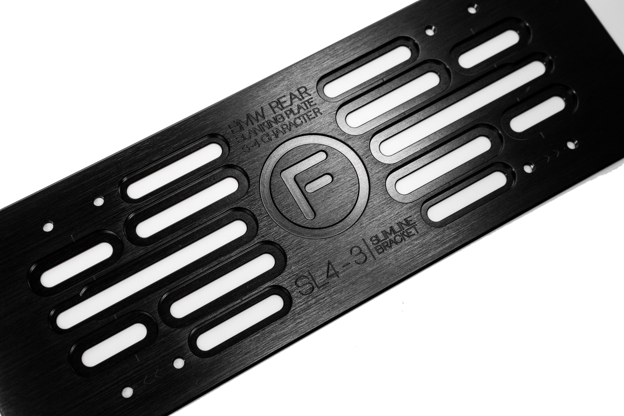 [VIC] Slimline SL4-3 - 250mm (h) x 100mm (w) Number Plate Bracket