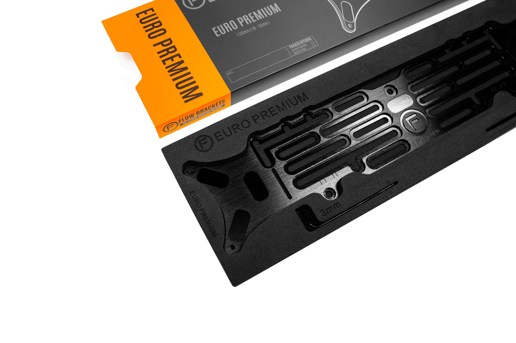 [ALL STATES] Euro Premium - Number Plate Bracket 520mm (w) x 110mm (h)