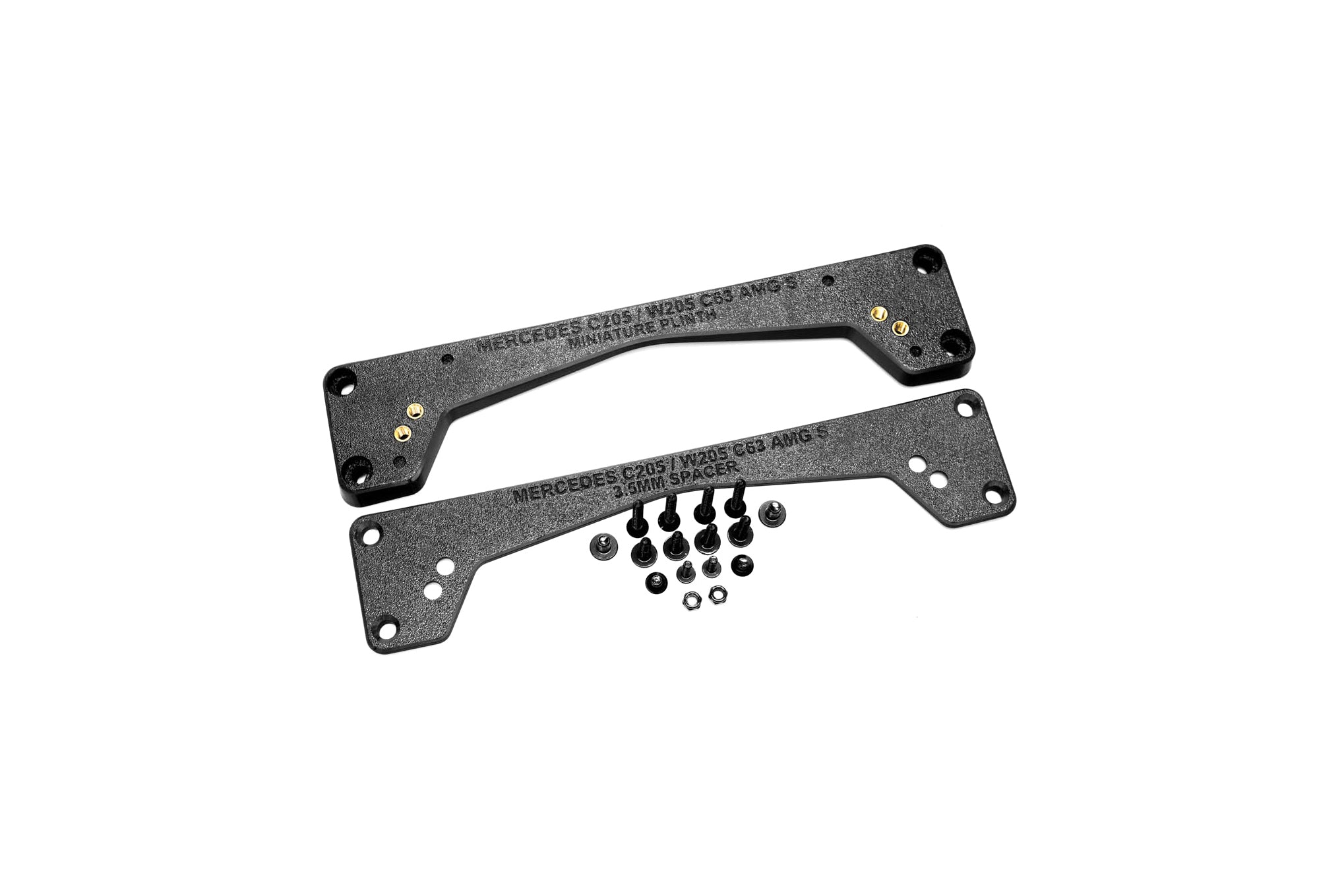 Mercedes C63s AMG W205 - OEM Plinth Delete Kit (FRONT)