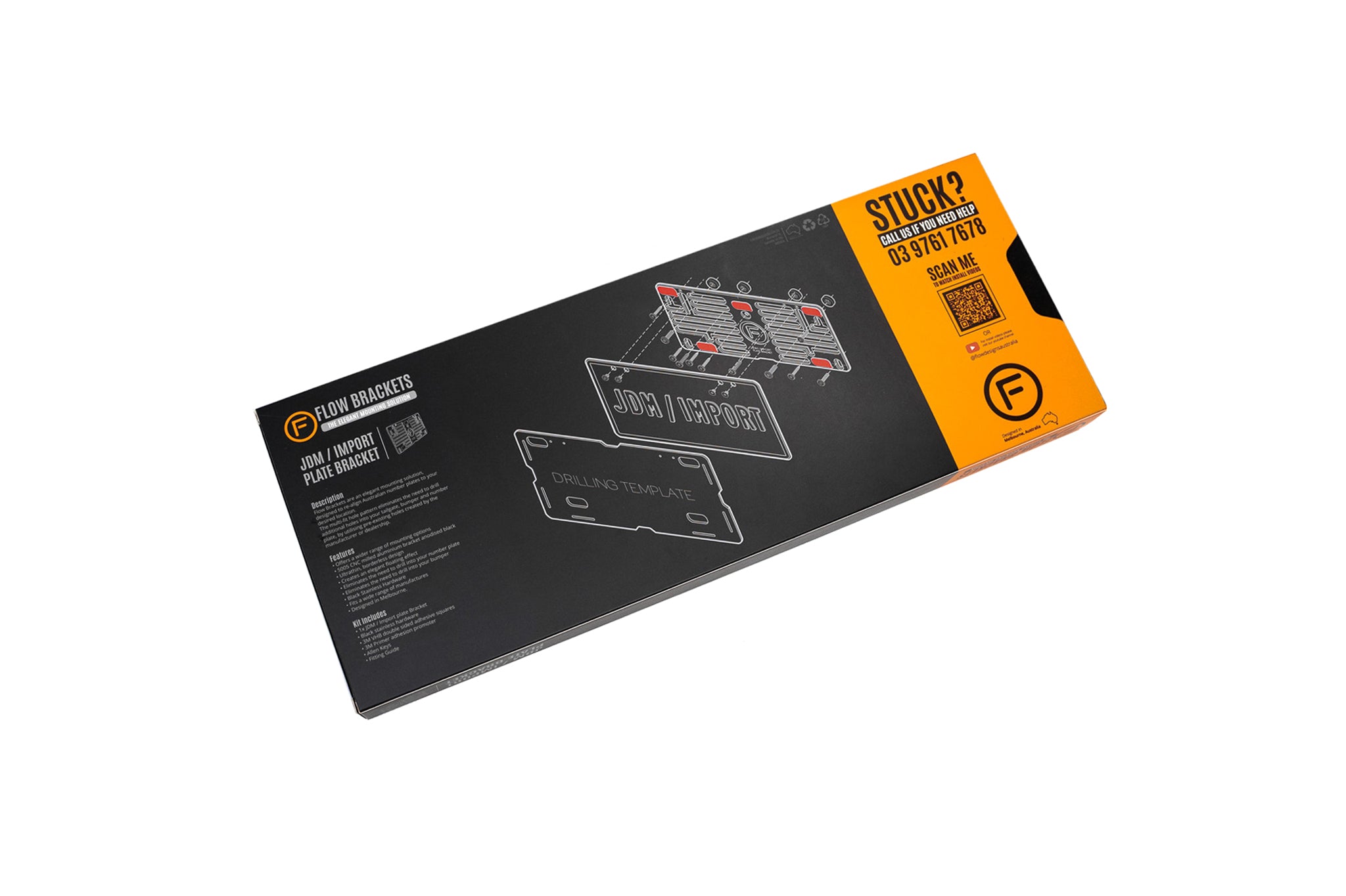 [VIC/NSW/QLD/TAS] Import Plate - Number Plate Bracket - 305mm (w) x 155m (h)