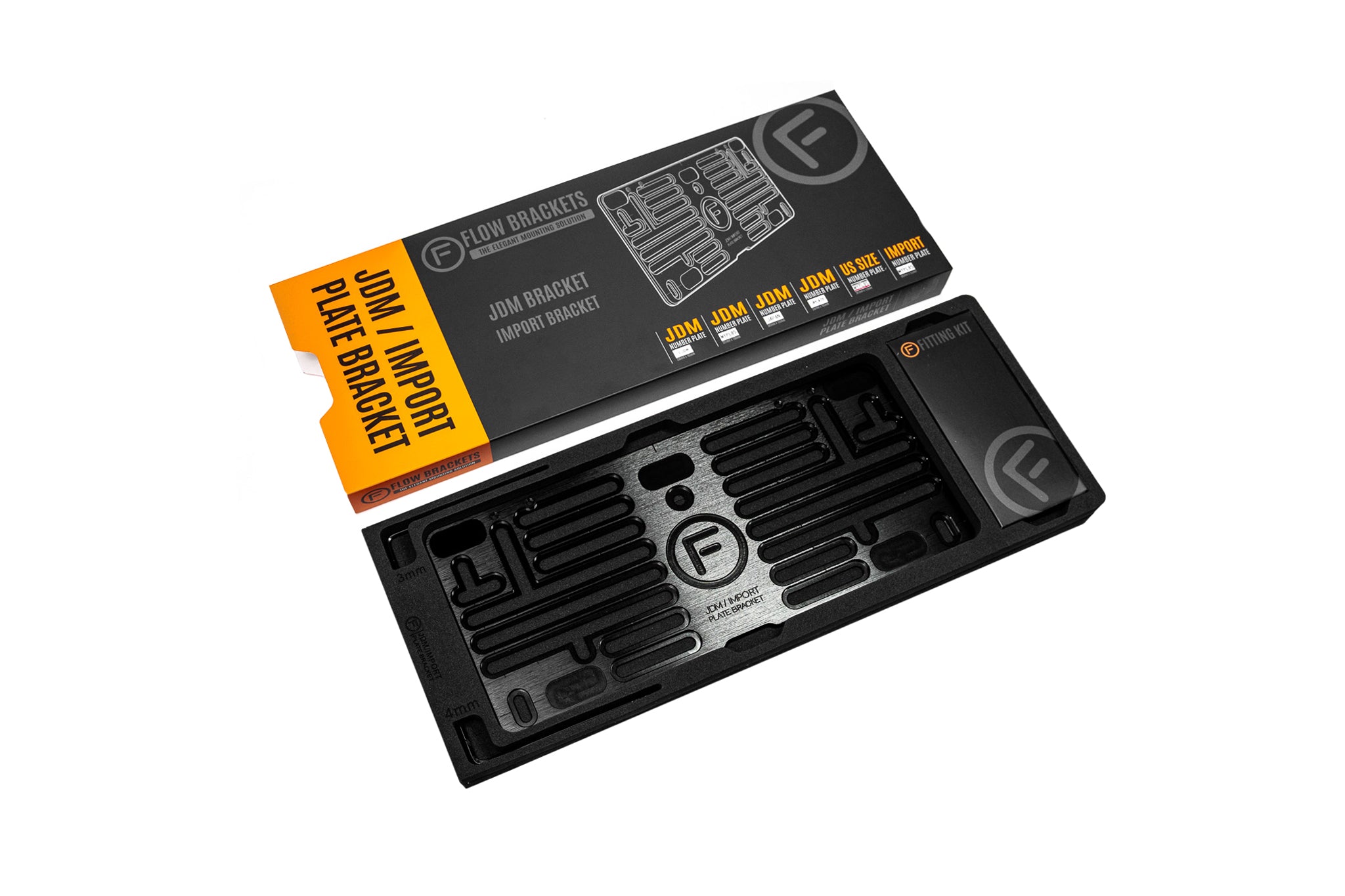 [QLD] JDM Plate Bracket - 305mm (w) x 155m (h)