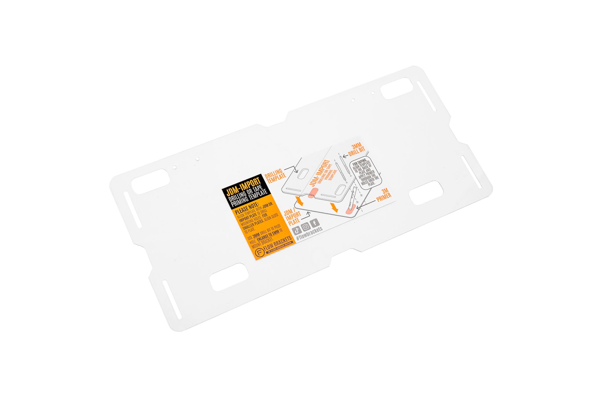 [VIC/NSW/QLD/TAS] Import Plate - Number Plate Bracket - 305mm (w) x 155m (h)