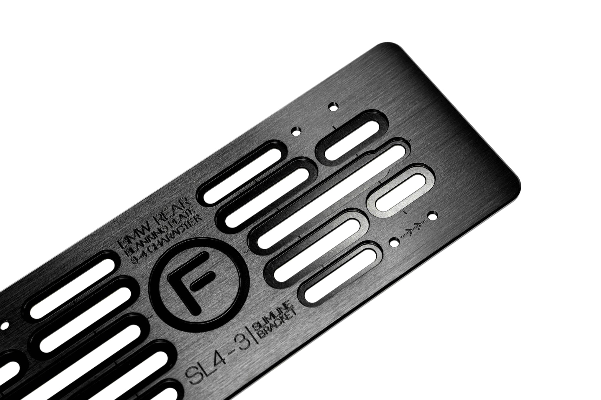 [VIC] Slimline 3-4 Character - Number Plate Bracket 250mm (h) x 100mm (w)