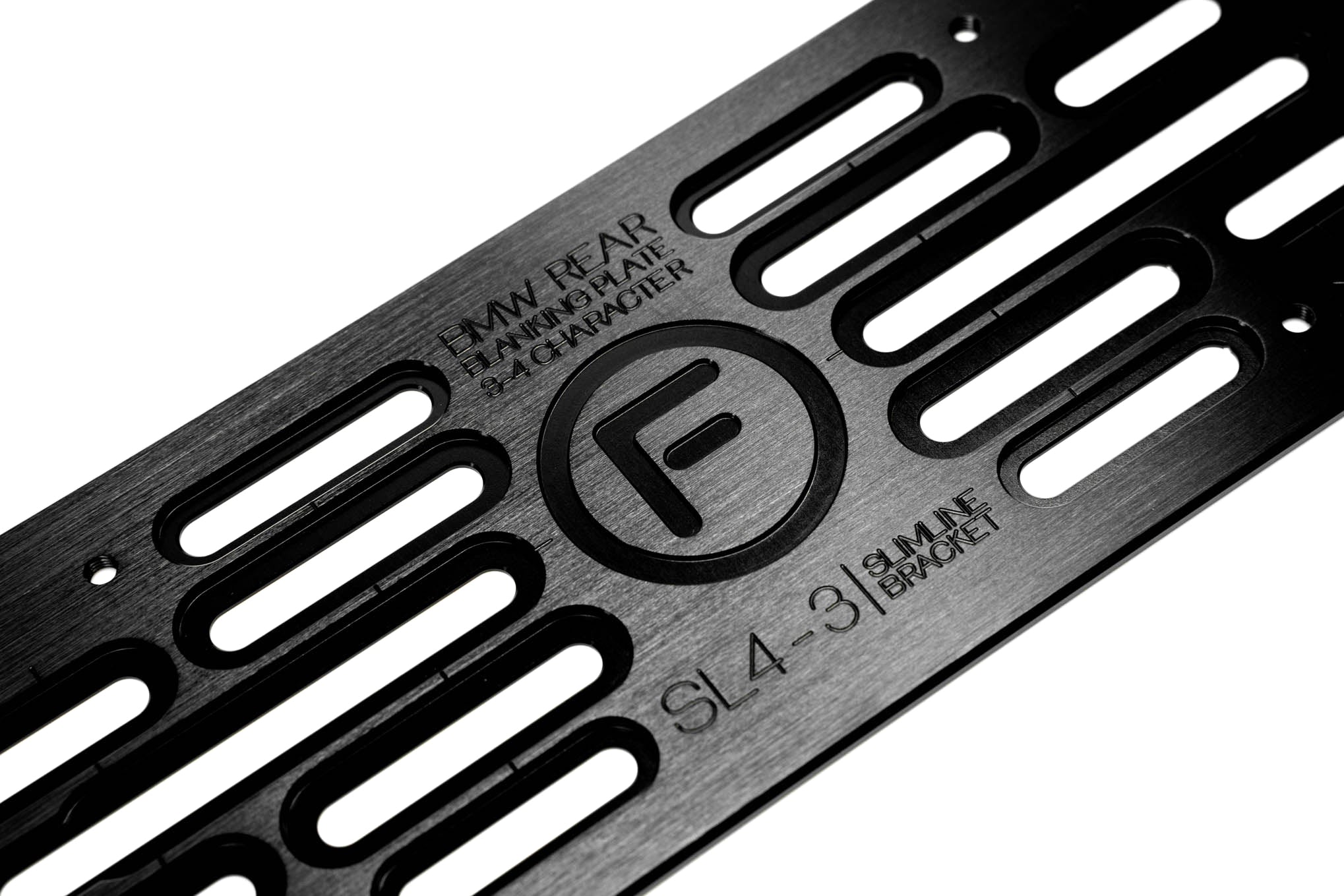 [VIC] Slimline 3-4 Character - Number Plate Bracket 250mm (h) x 100mm (w)