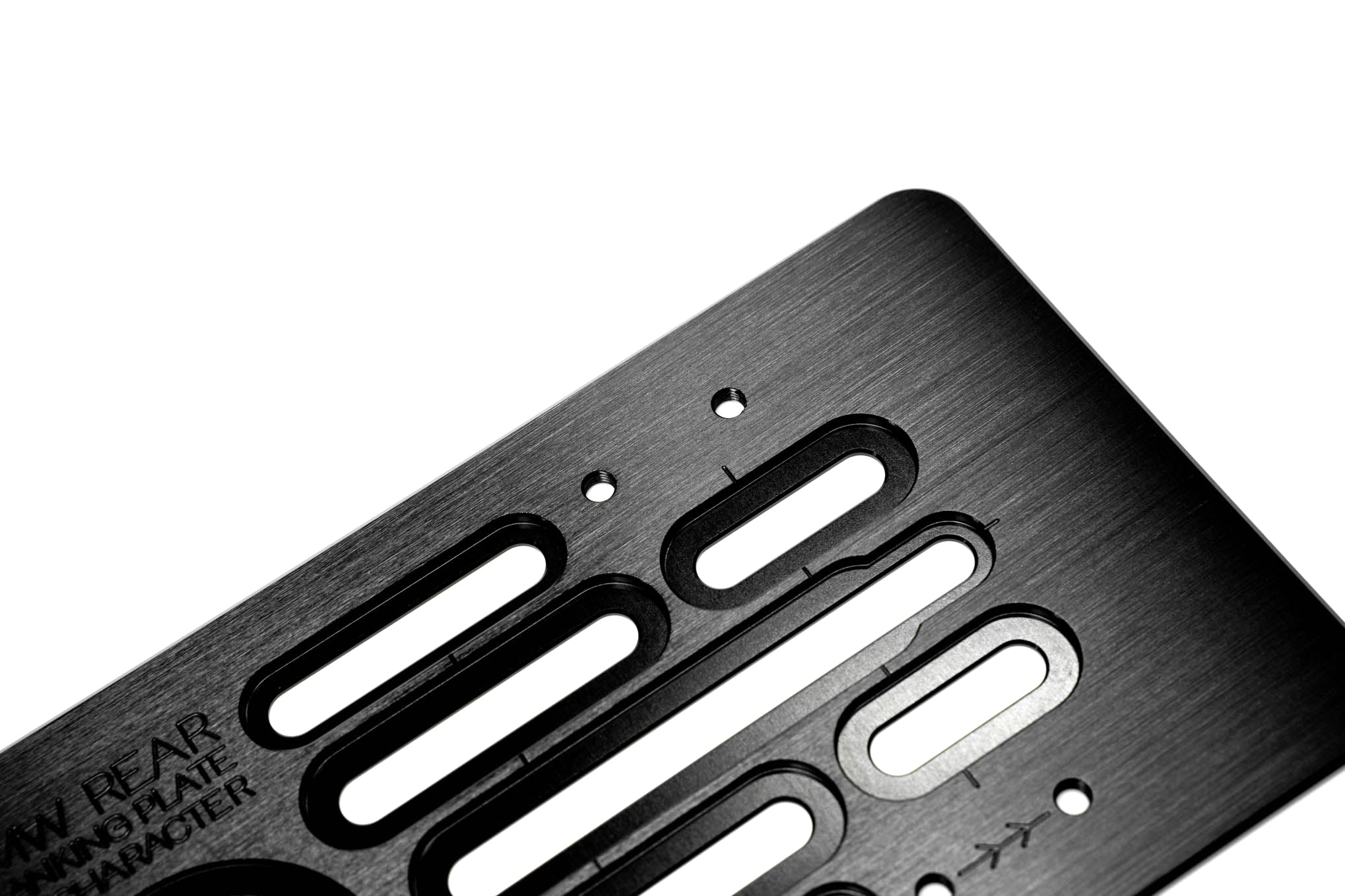 [VIC] Slimline 3-4 Character - Number Plate Bracket 250mm (h) x 100mm (w)