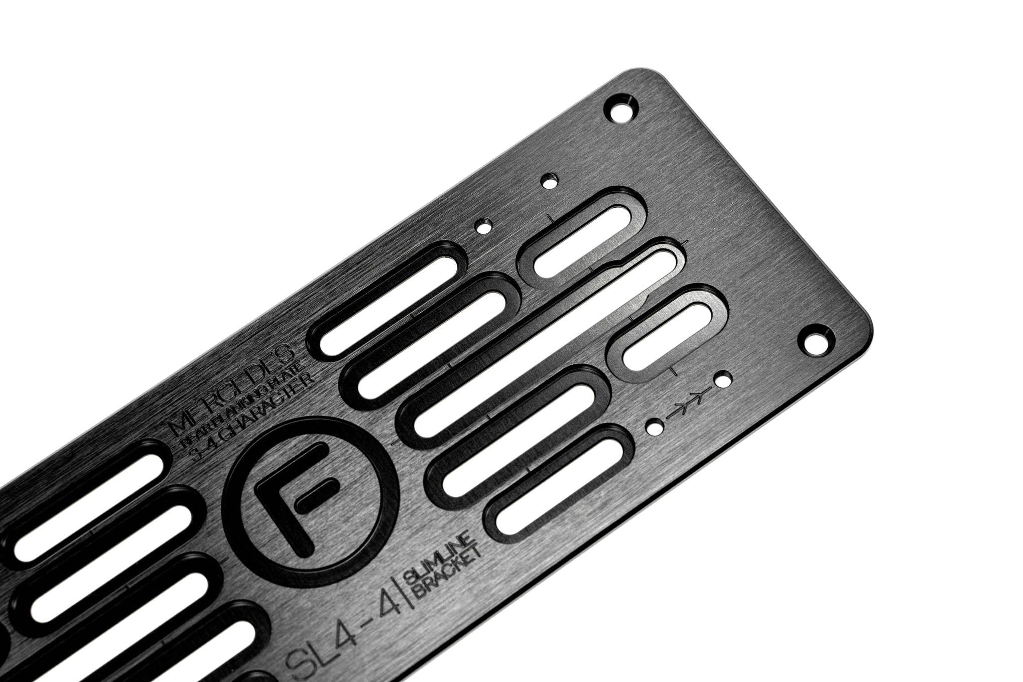 [VIC] Slimline 3-4 Character - Number Plate Bracket 250mm (h) x 100mm (w)