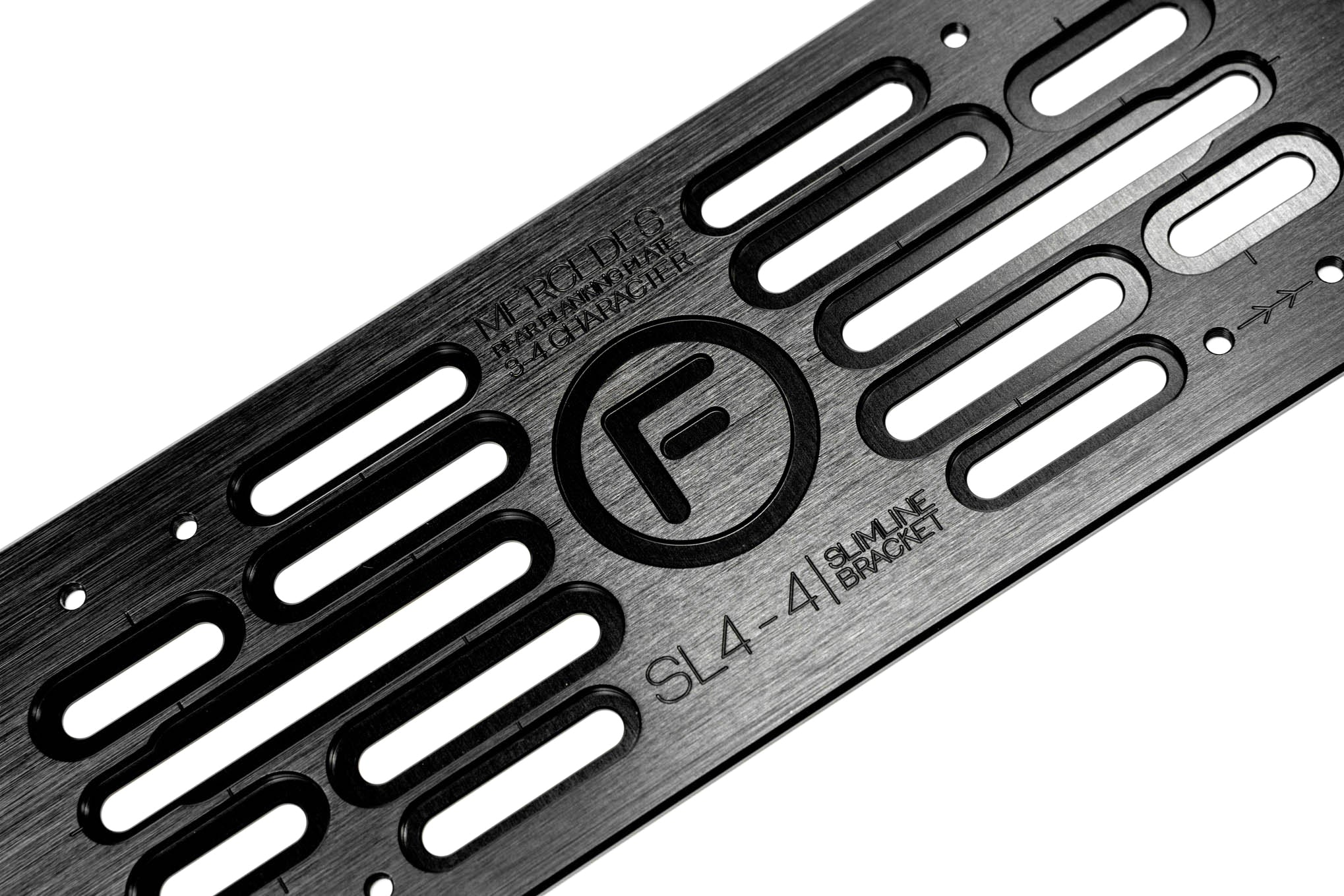 [VIC] Slimline 3-4 Character - Number Plate Bracket 250mm (h) x 100mm (w)