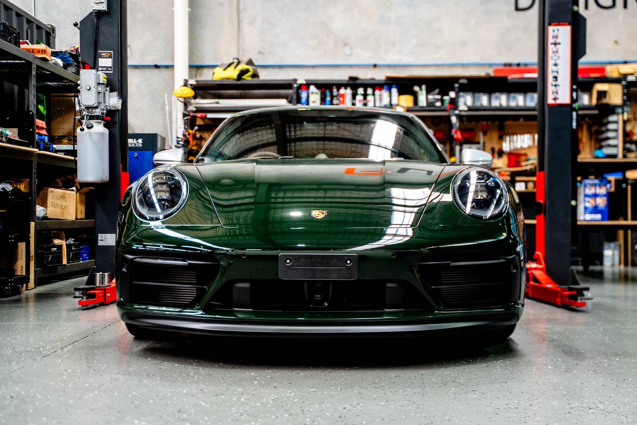 Porsche 992.1 911 Carrera Coupe (GTS / 4 GTS) - Miniature Plinth (FRONT)