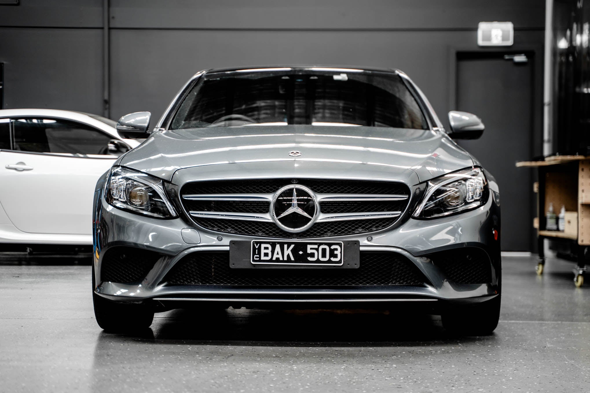 Mercedes W205 C-Class Luxury Line 2019-2021 - Miniature Plinth (Front)