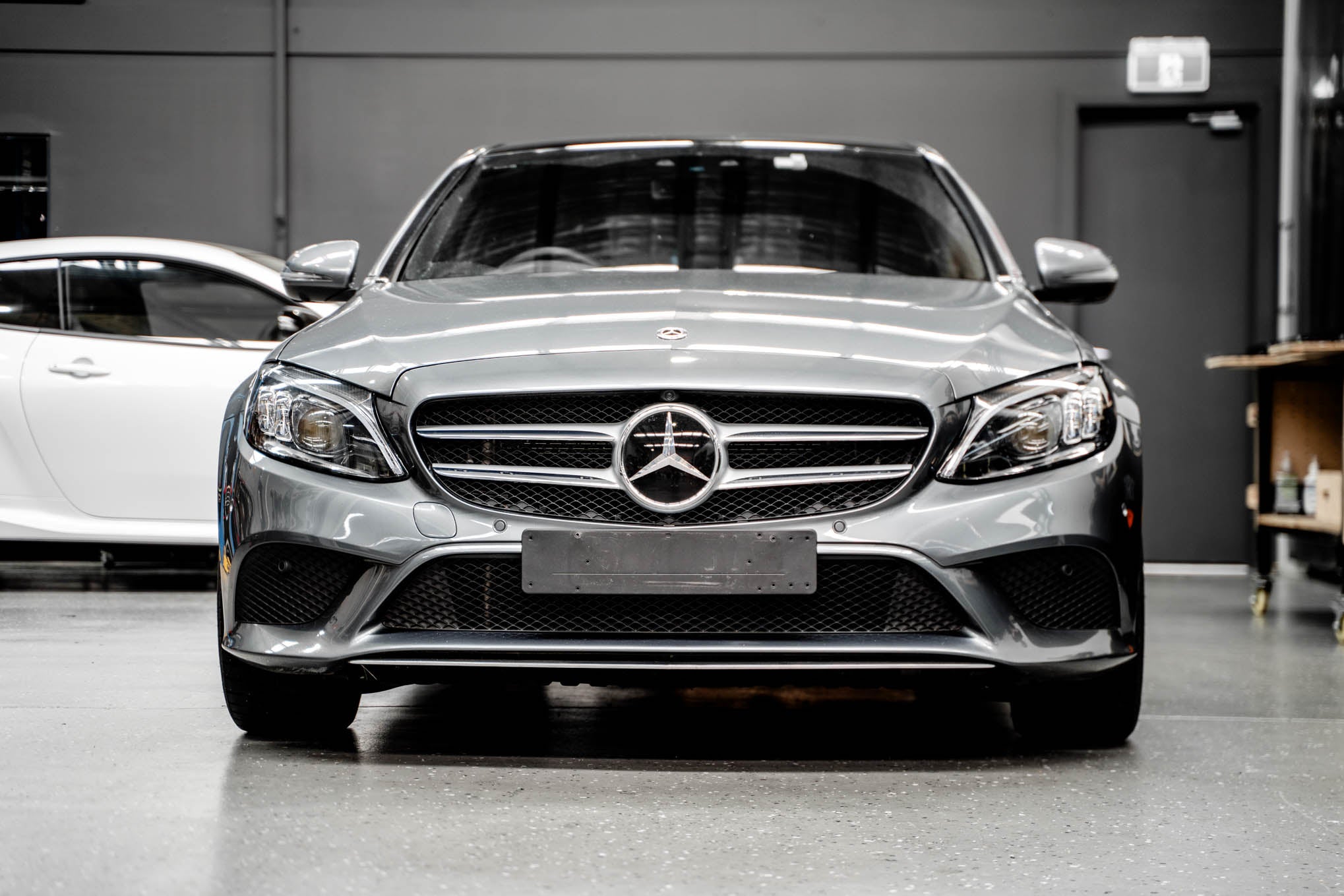 Mercedes W205 C-Class Luxury Line 2019-2021 - Miniature Plinth (Front)